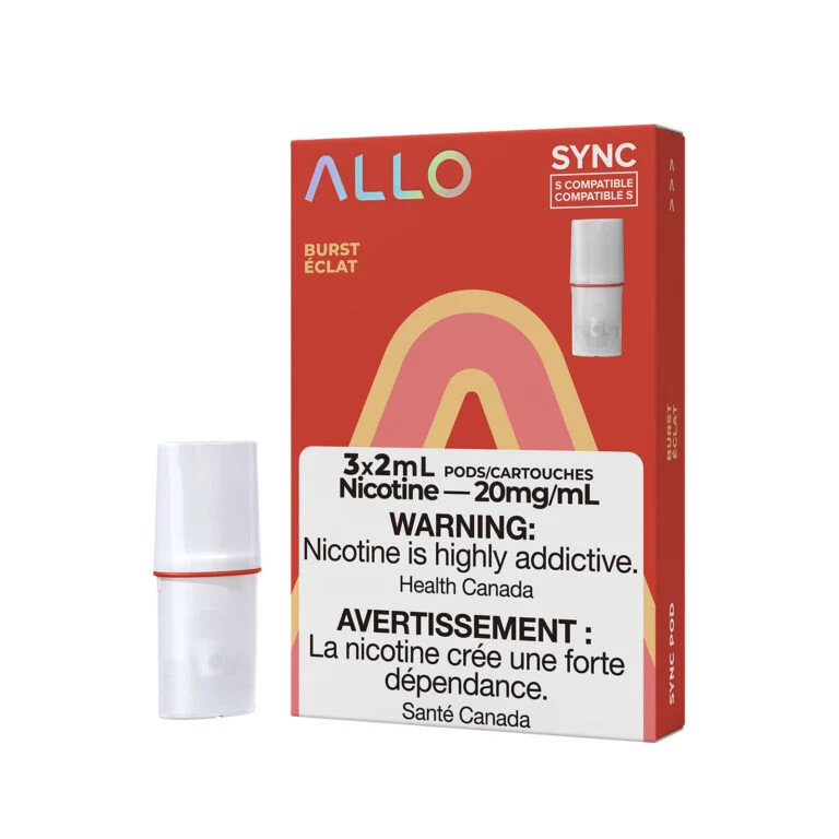 Fruity Explosion By Allo Sync Pod Pack (3/PK) - Simatech Vapour Shop — Simatech  Vapour Shop
